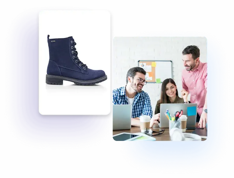 Shoe e-commerce photo retouching